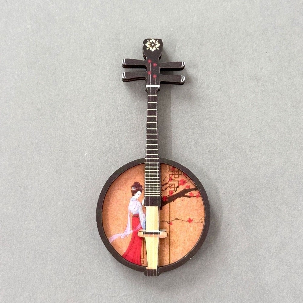 Musical Instrument Ancient - 4PCS/SET Chinese Style Musical Instruments Fridge