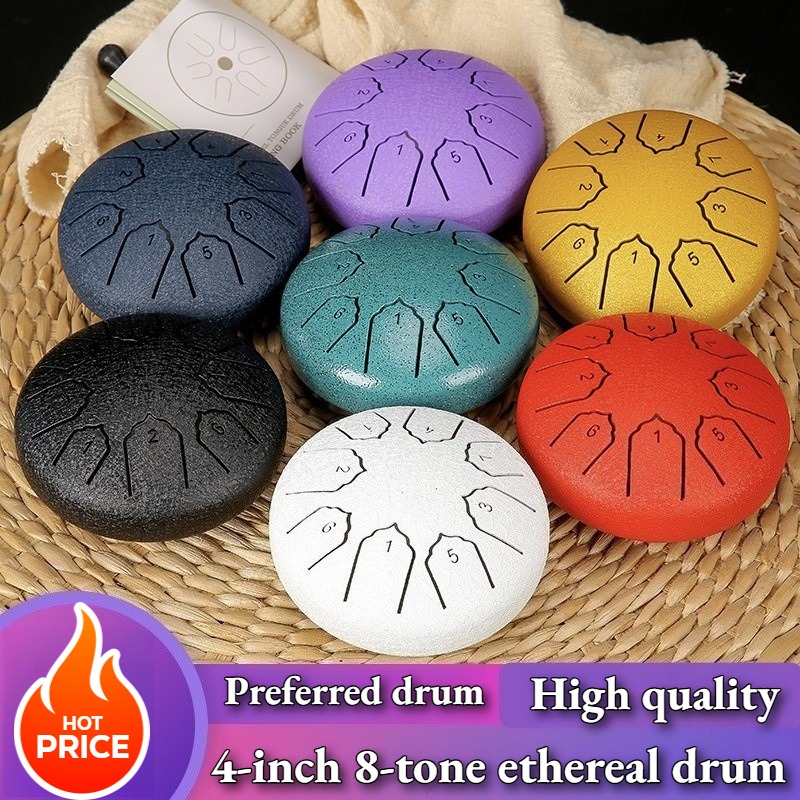 Musical Instrument Family - Mini Steel Tongue Drum 4 Inch
