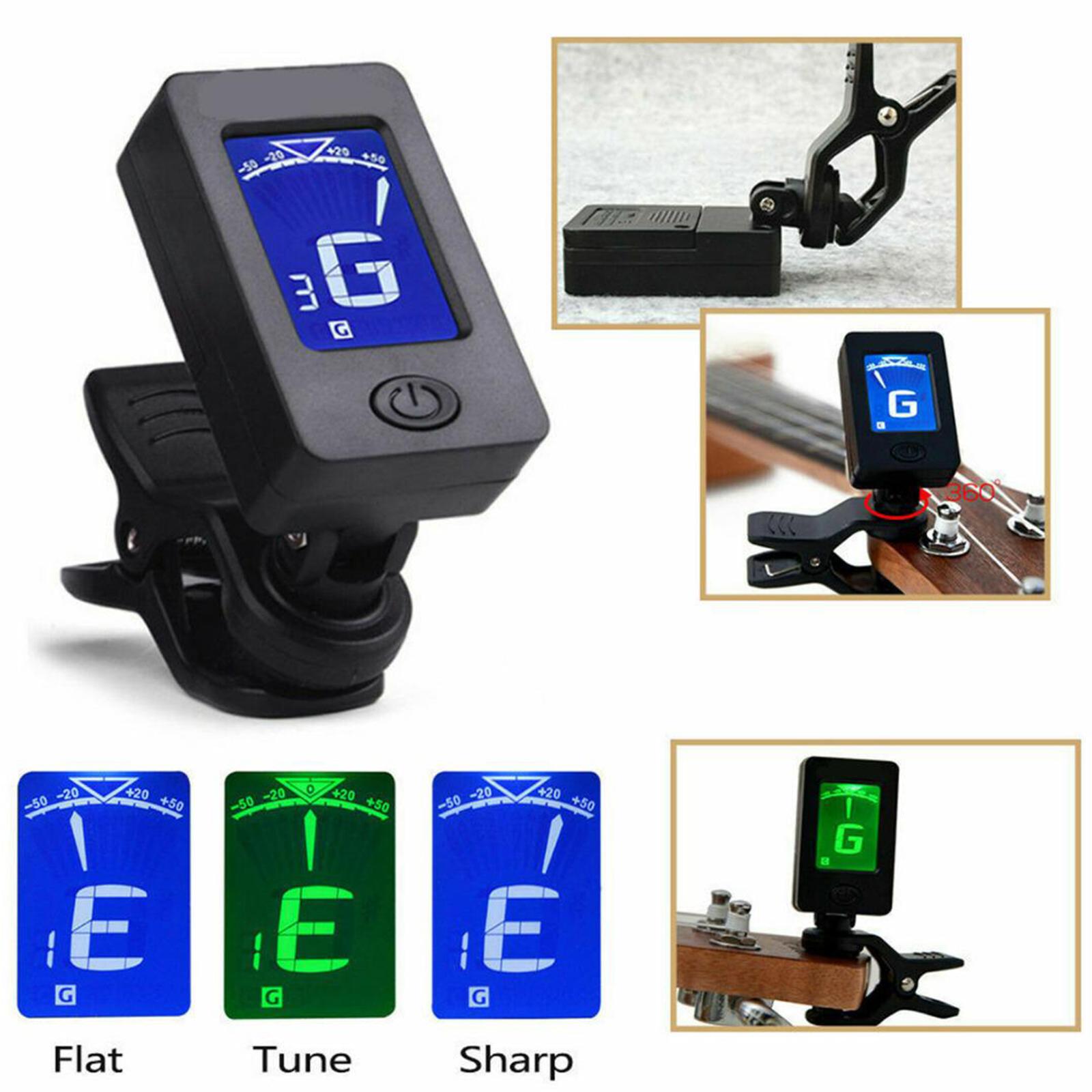 Mandolin A Style - Professional 360° Clip-On Guitar Tuner LCD