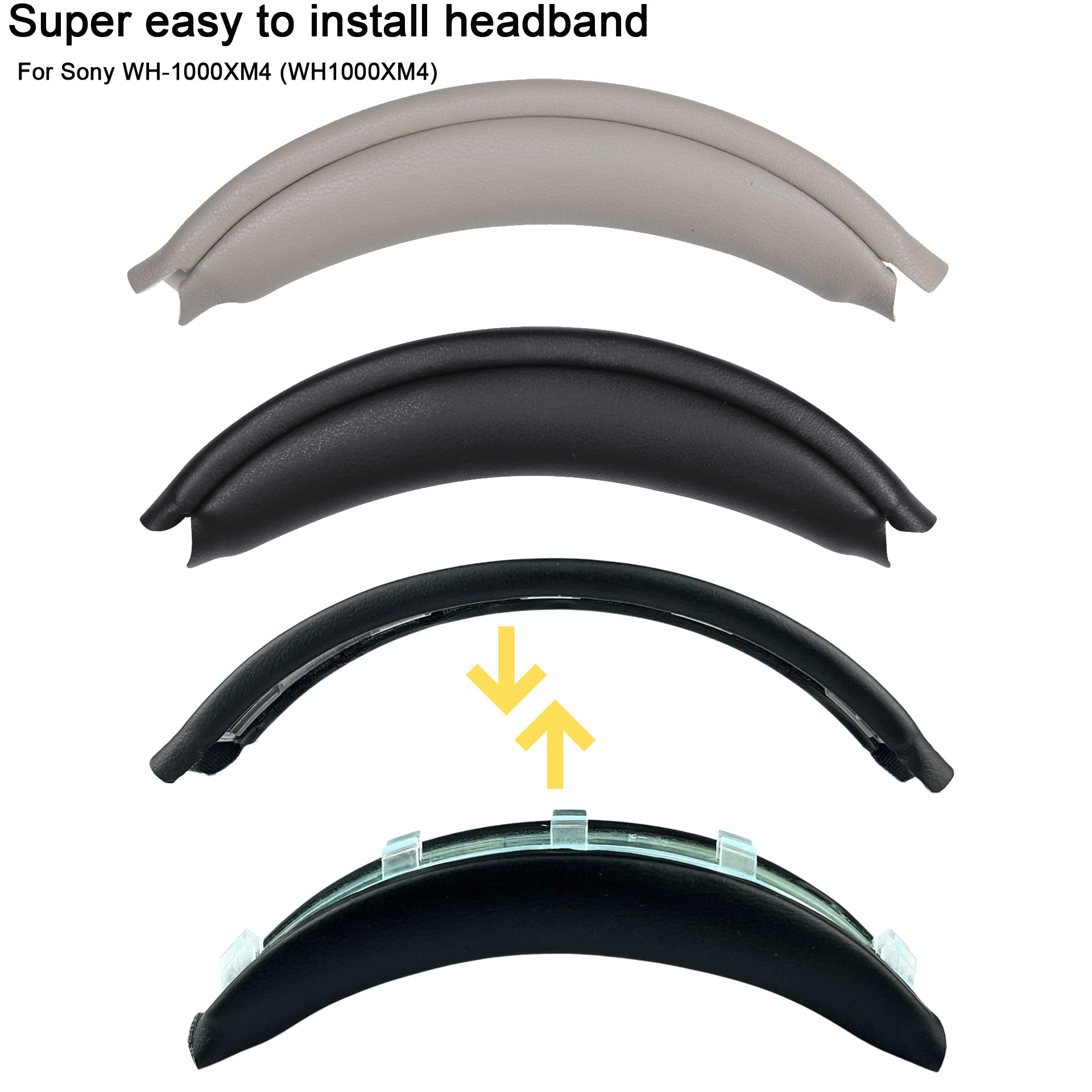 Sony Headphone Wh-1000Xm4 - Easy Install WH1000XM4 Headband for SONY