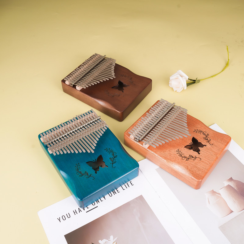 A Musical Instrument With Keys - 17 Key Hluru Kalimba Professional Quality