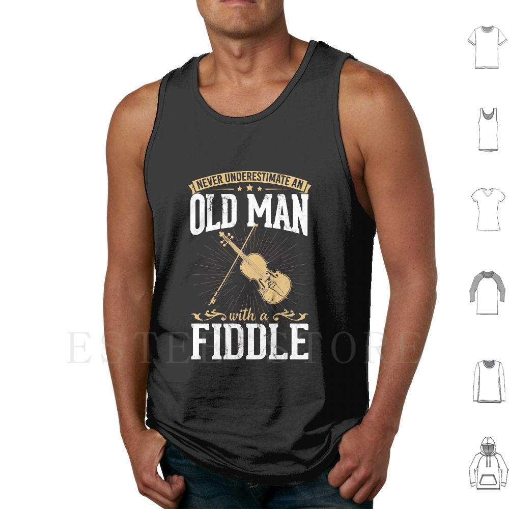 Musical Instrument Fiddle - Never Underestimate An Old Man With