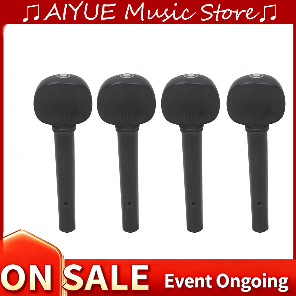 Musical Instrument Fiddle - 4 Pcs/Set Violin Tuning Pegs Tuners