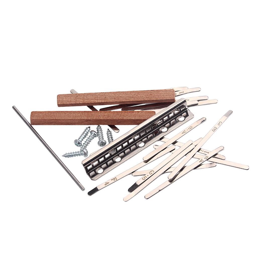 A Musical Instrument With Keys - Kalimba 17 Key DIY Parts Kit