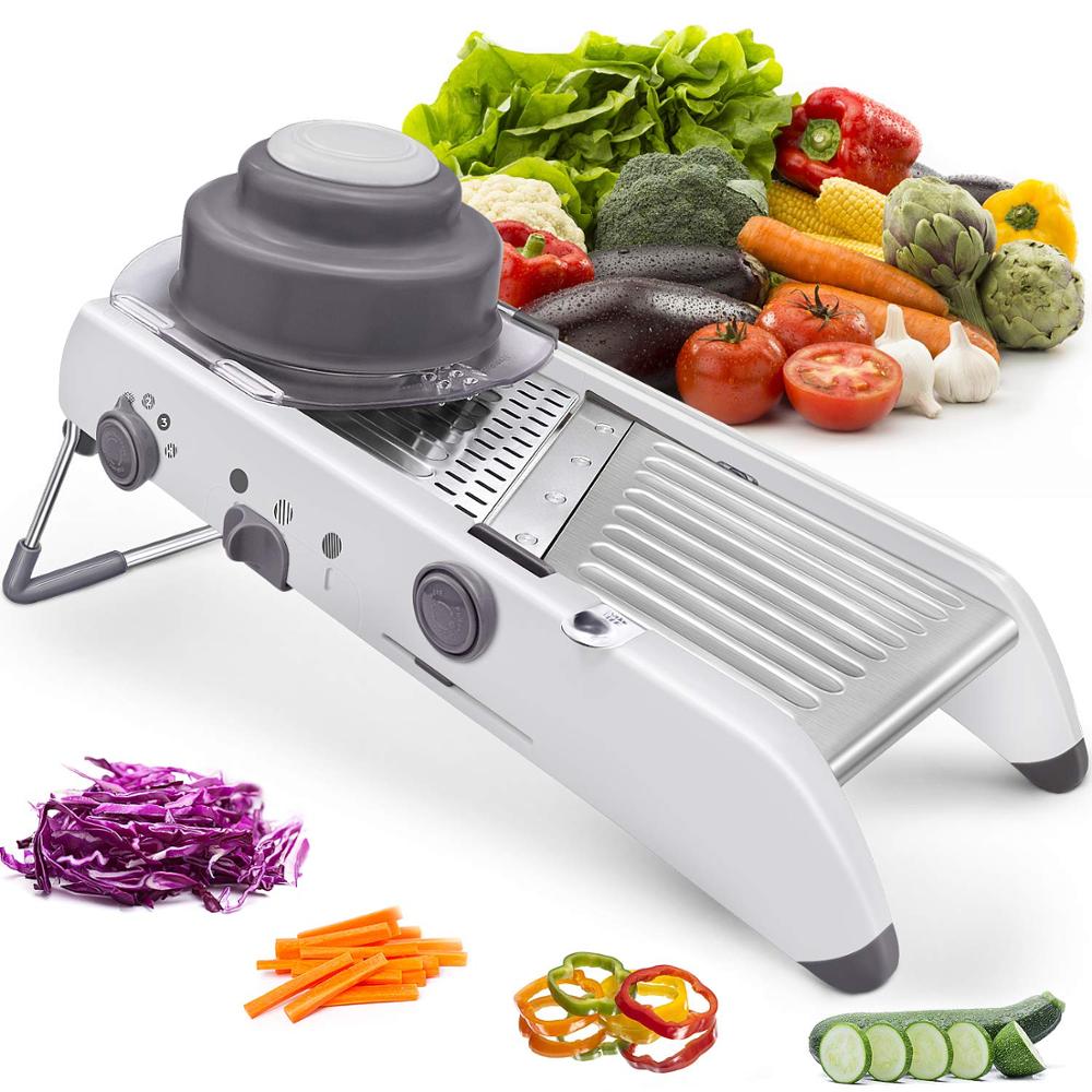 Mandolin A Style - LMETJMA 18 Types Adjustable Mandoline Slicer