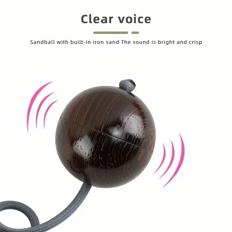 Musical Instrument Maraca - Rhythm sand ball beech wood bamboo