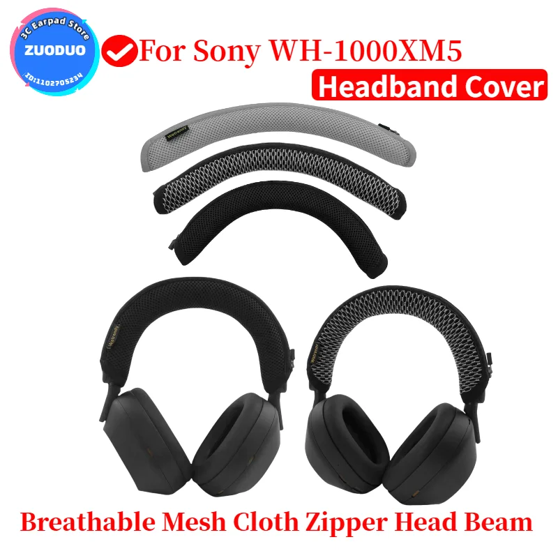 Sony Headphone Wh-1000Xm5 - For Sony WH-1000XM5 Breathable Mesh Cloth