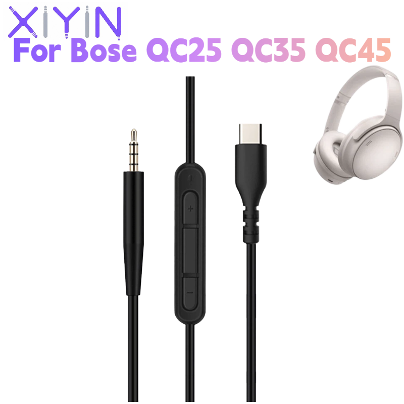Bose Headphone Qc45 - Replacement 1.4 meters DAC Type C