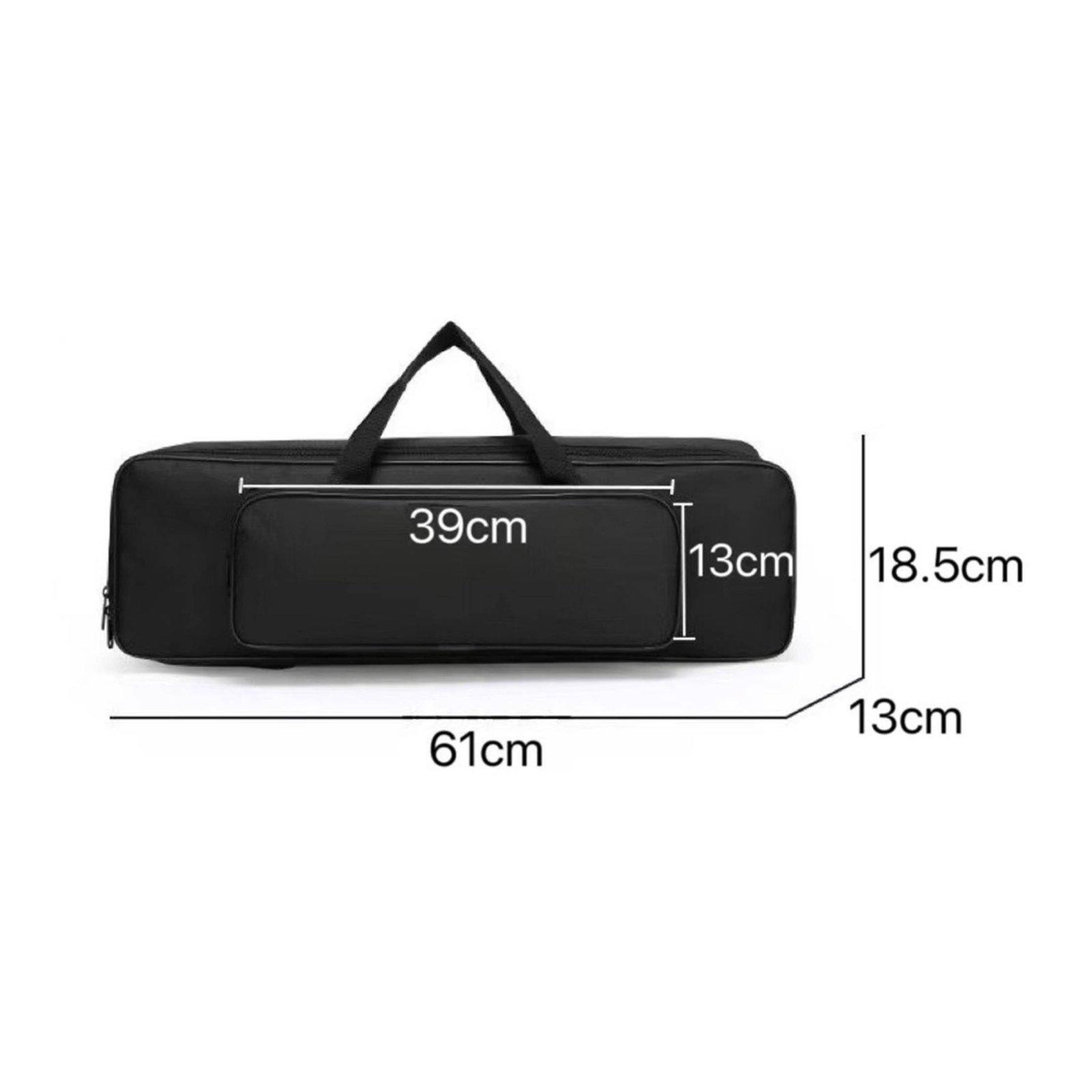 A Musical Instrument With Keys - Keyboard Case 88 Keys Padded Folding