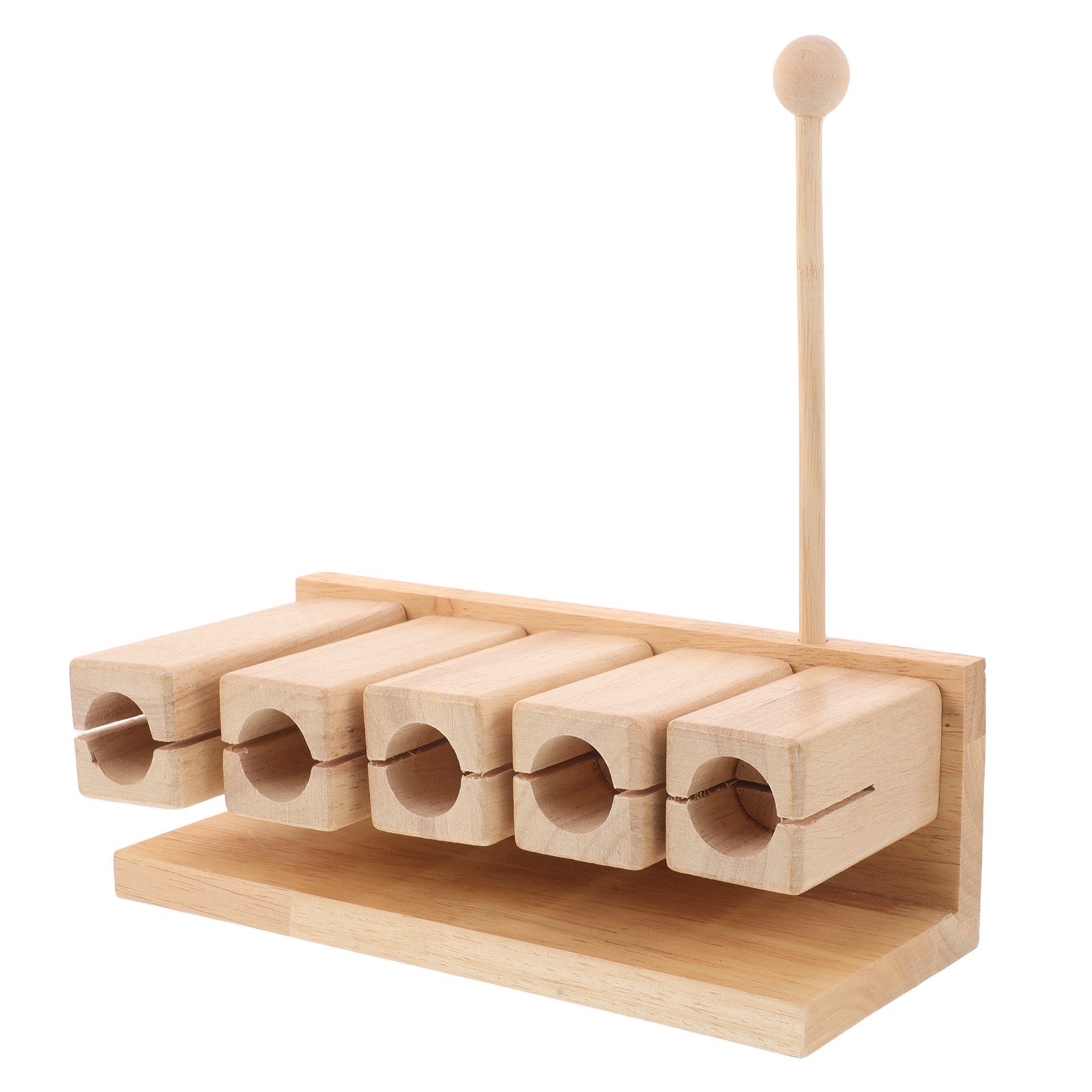Musical Instrument Family - Wooden Percussion Instrument 5-Tone Natural Sound