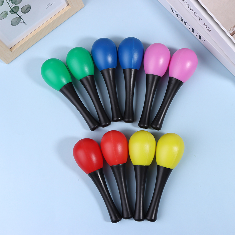 Musical Instrument Maraca - 2Pcs Plastic Maracas Sand Hammer Rattle