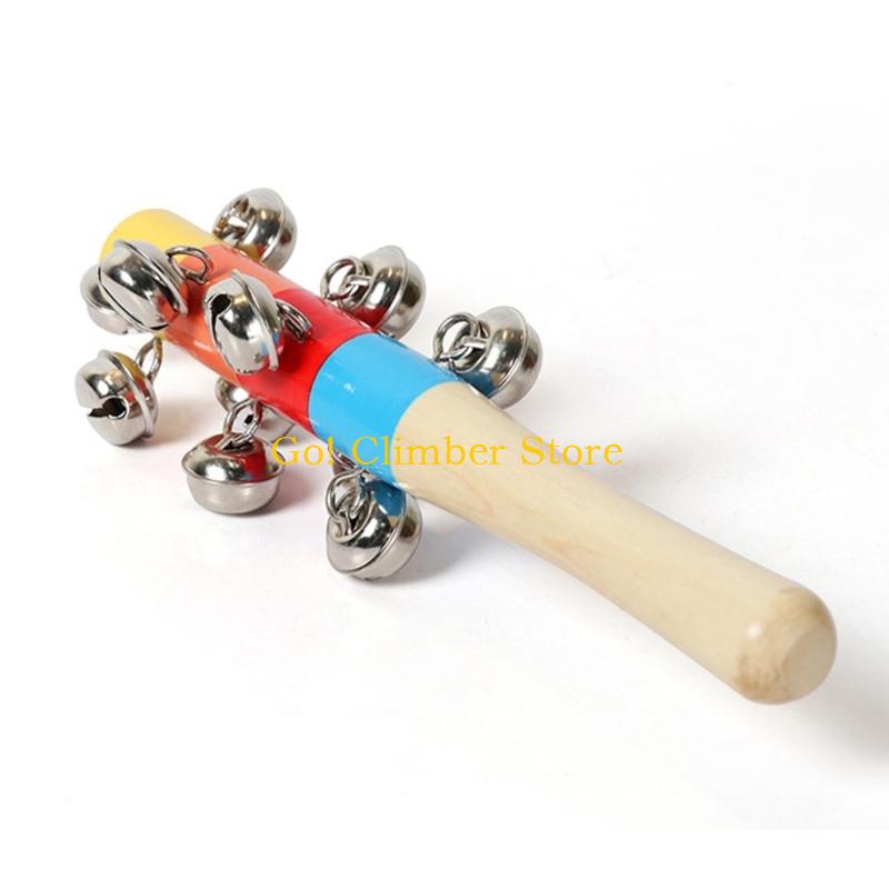 Musical Instrument Family - Q84C Wooden Handheld Percussion Hand Shaker