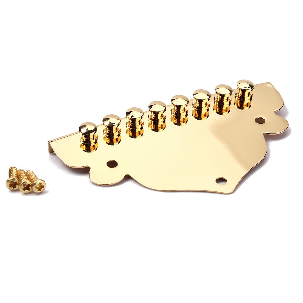 Mandolin A Style - Mandolin Tailpiece Replacement Durable Gold 8