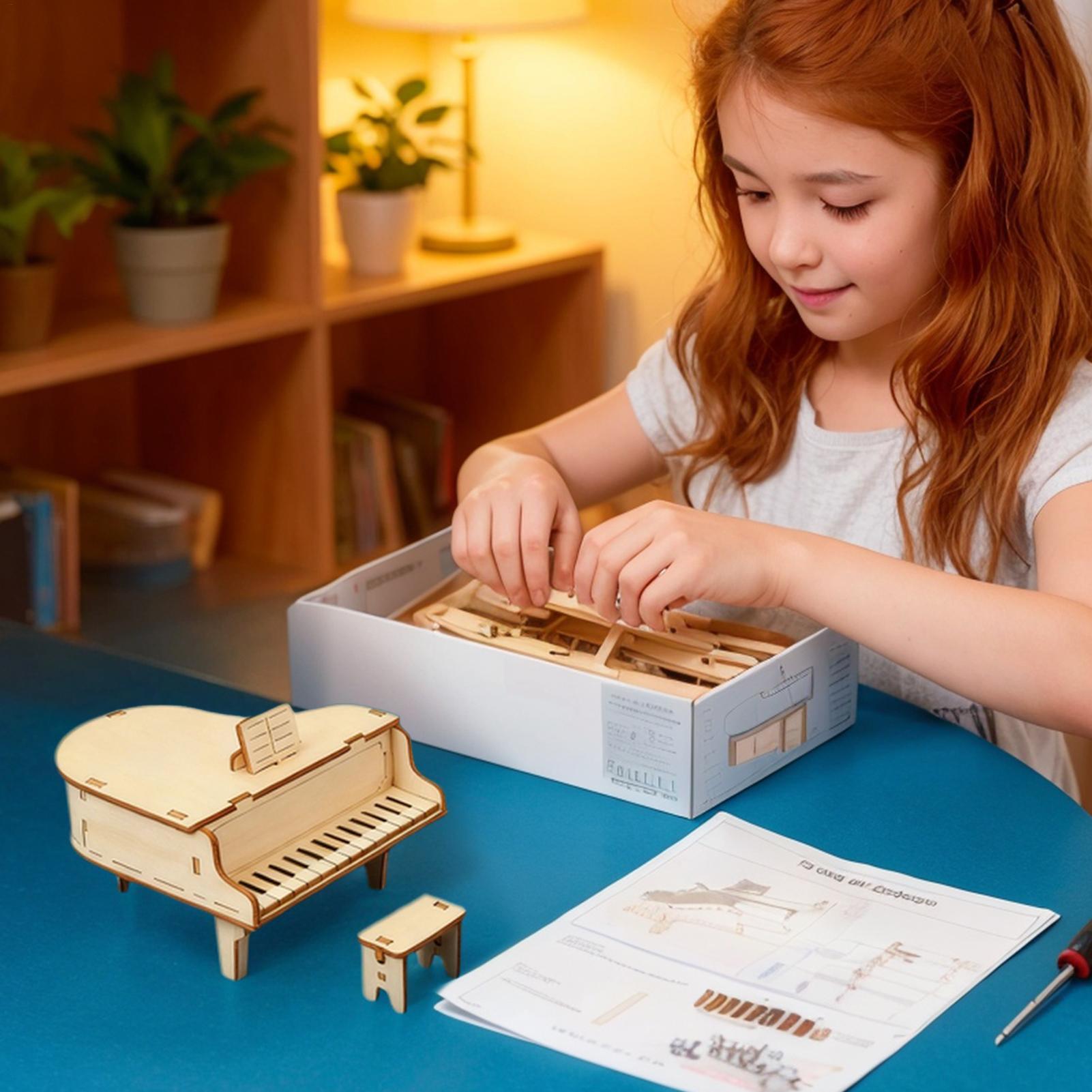 Musical Instrument Diy For Kids - DIY Music Box Kit Wooden Instrument
