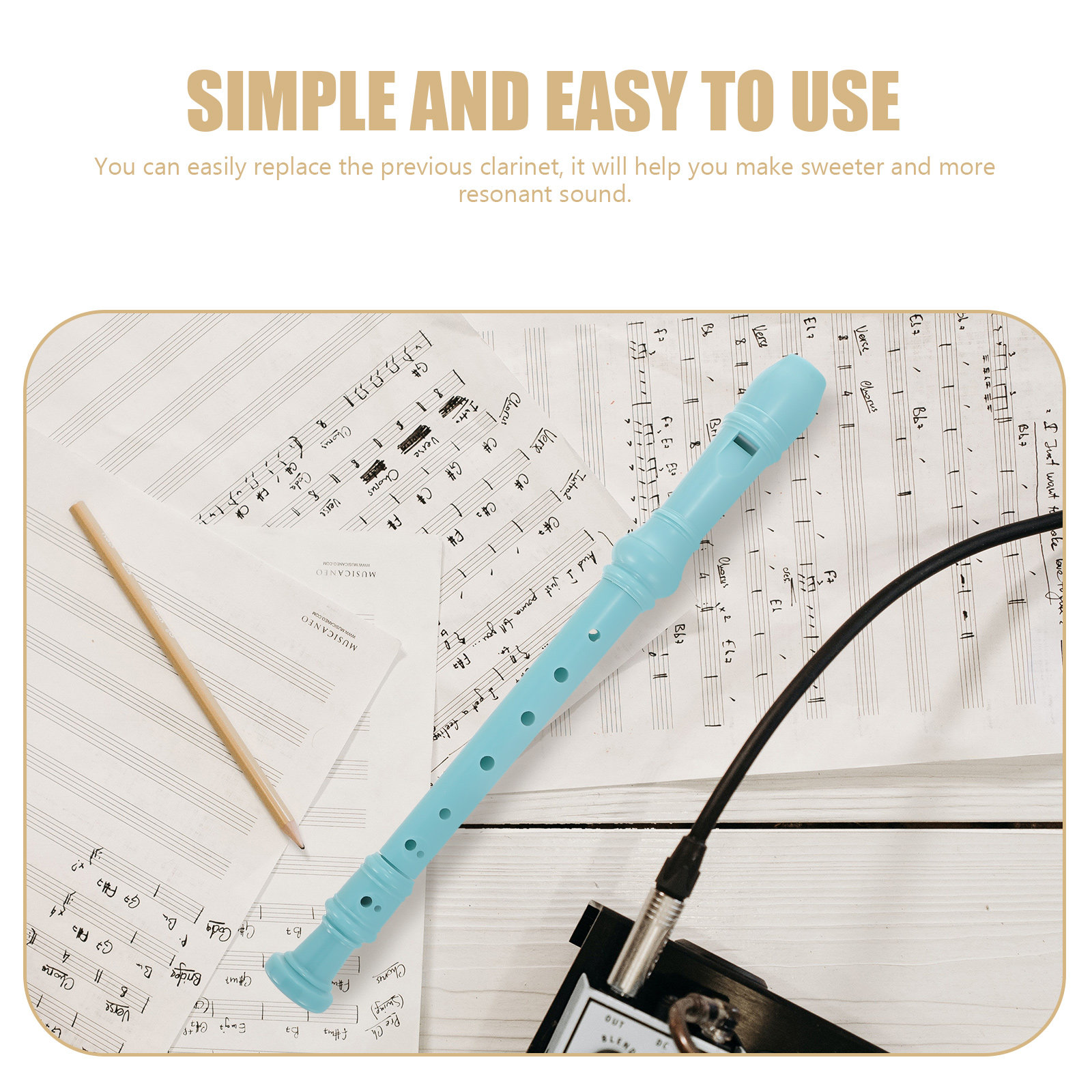 Musical Instrument A Recorder - Plastic Clarinet Beginner Recorder Early Music