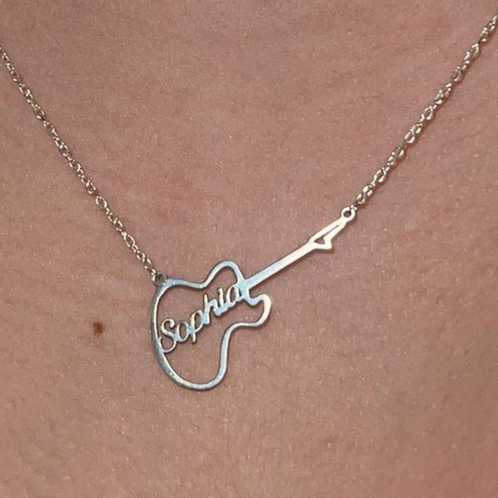 Personalized Guitar Symbol Nam - Musical Instrument And Names review and price