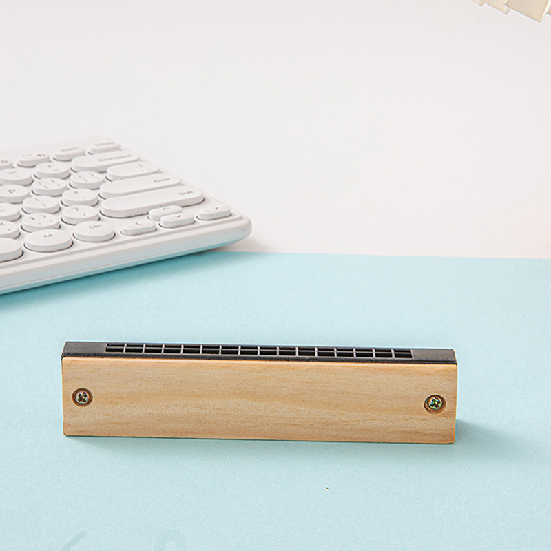 1Pc DIY Wooden Harmonica 16 Ho - Musical Instrument Diy For Kids review and price