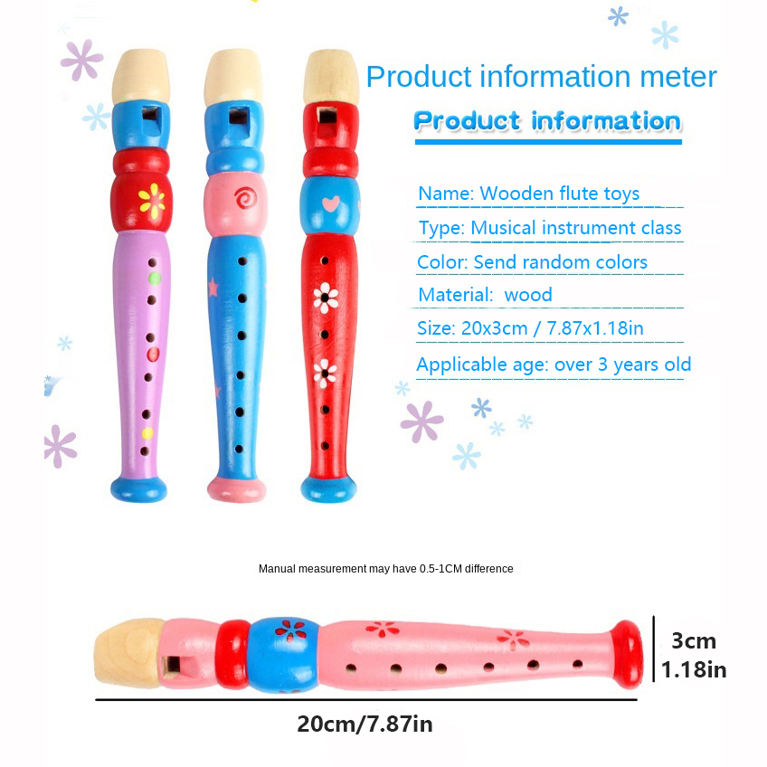 Hot Colorful Wooden Flute Musi - Musical Instrument Fagot review and price
