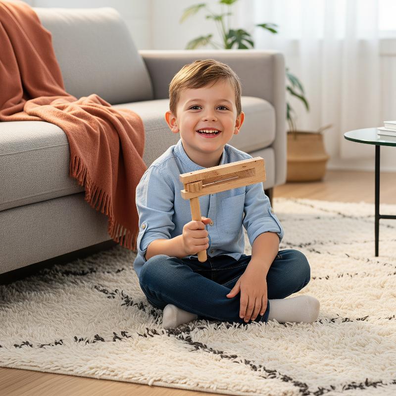 @*Handheld Wooden Ratchet Nois - Musical Instrument Family review and price