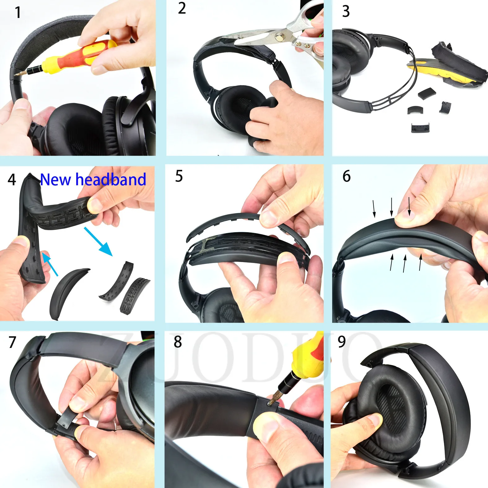 Removeable Headband For BOSE Q - Bose Headphone Qc45 review and price