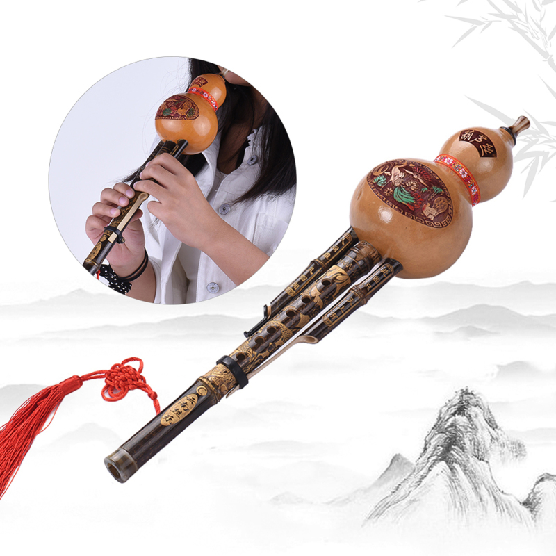 Chinese Handmade Black Bamboo  - Musical Instrument Lute review and price