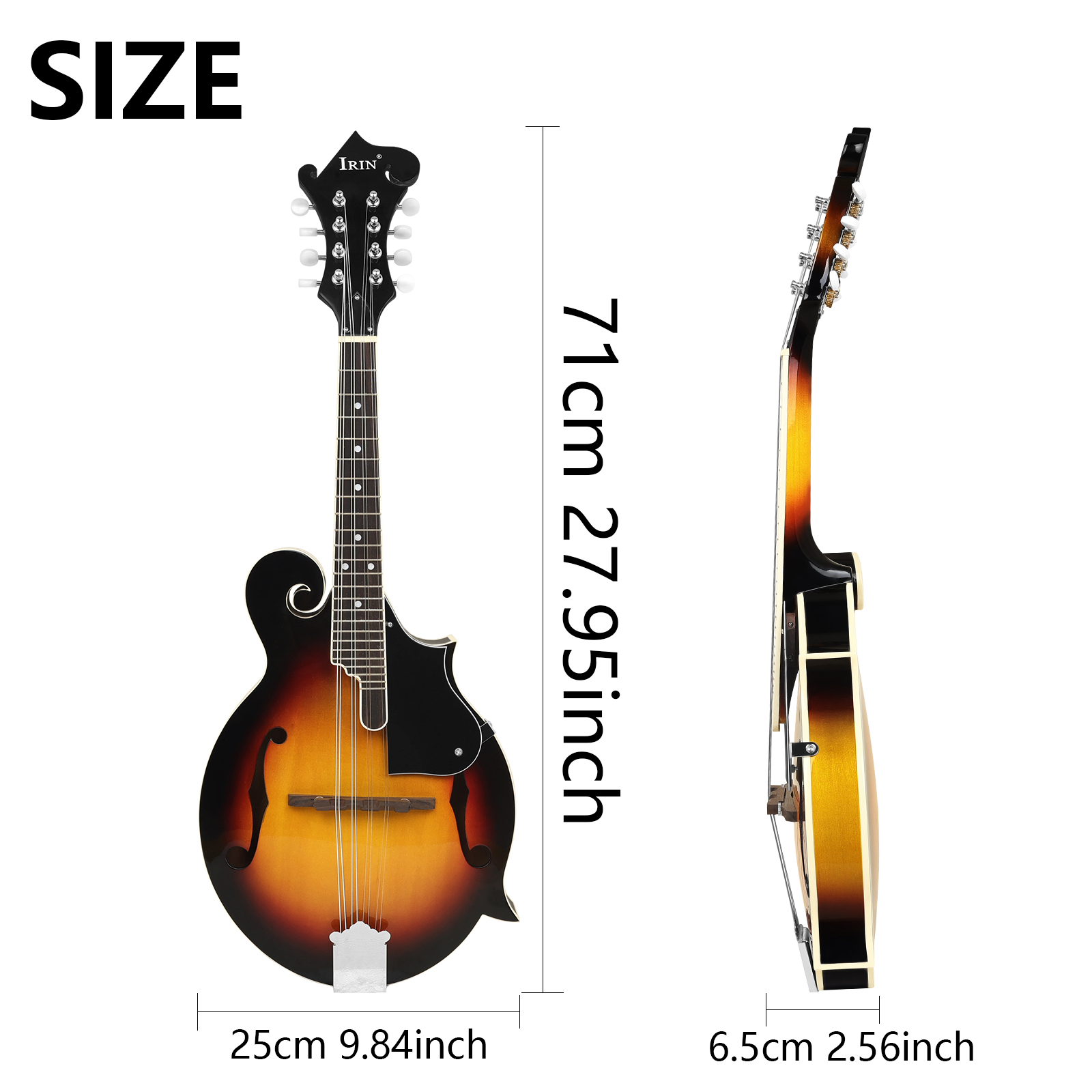 8 Strings Mandolin F-style Bas - Mandolin A Style review and price