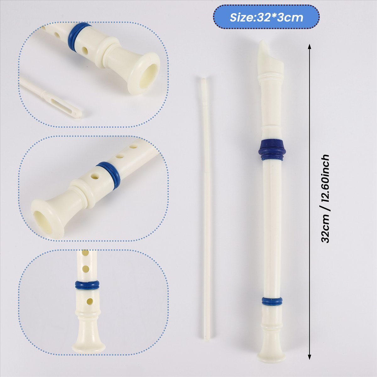 ABST Music Instrument 6 Holes  - Musical Instrument A Recorder review and price