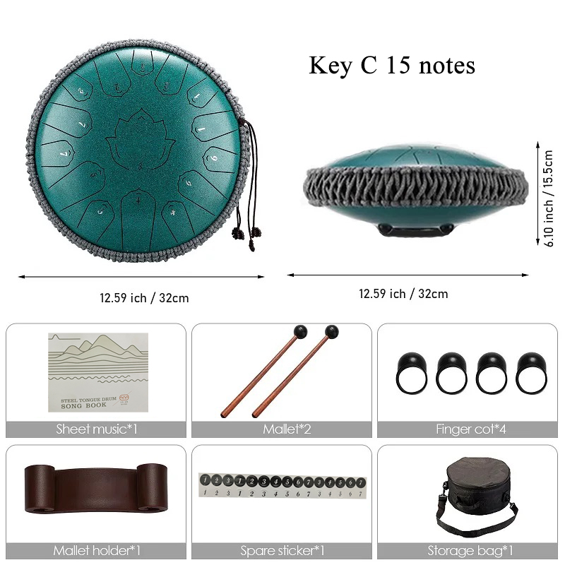 Hluru Glucophone Steel Tongue  - Musical Instrument Types review and price