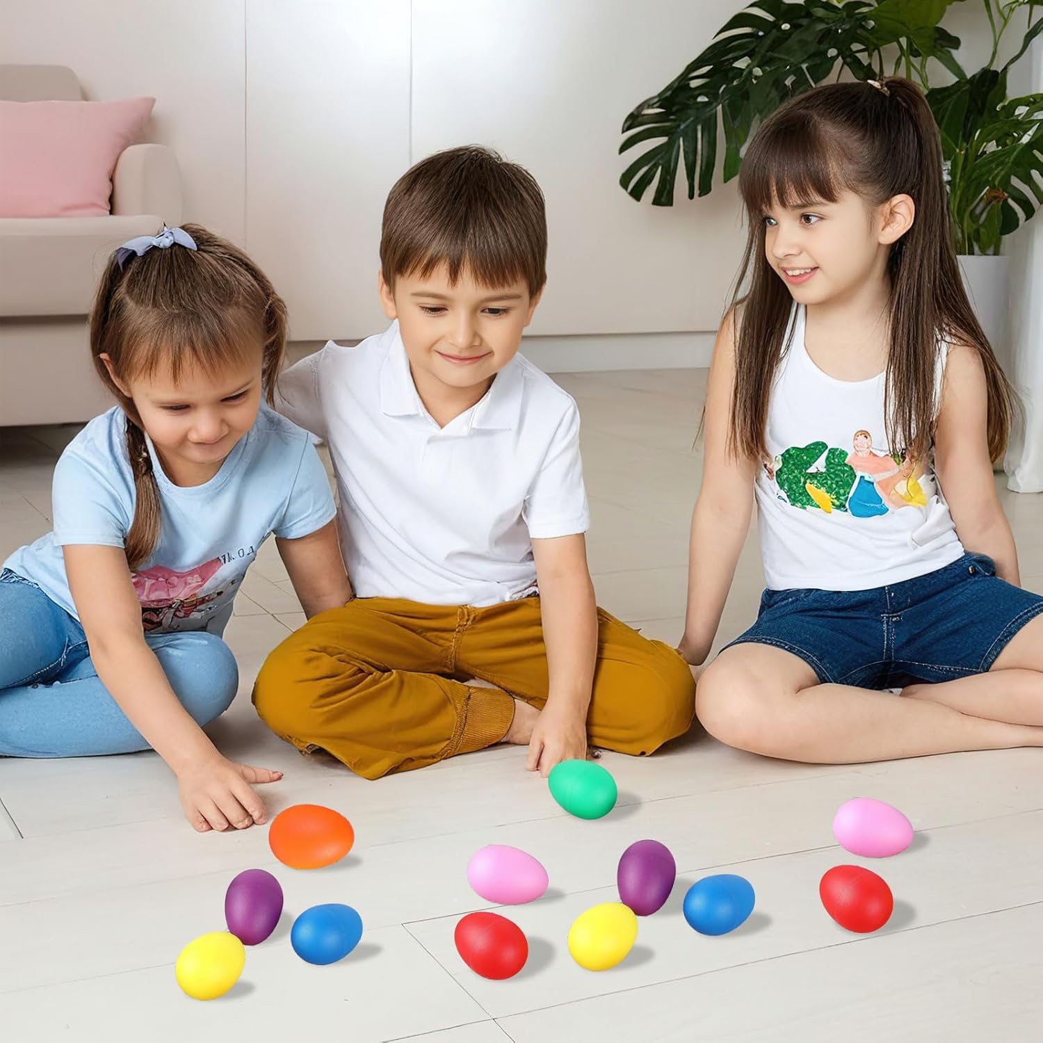 2Pcs Plastic Egg Shakers Percu - Musical Instrument Maraca review and price