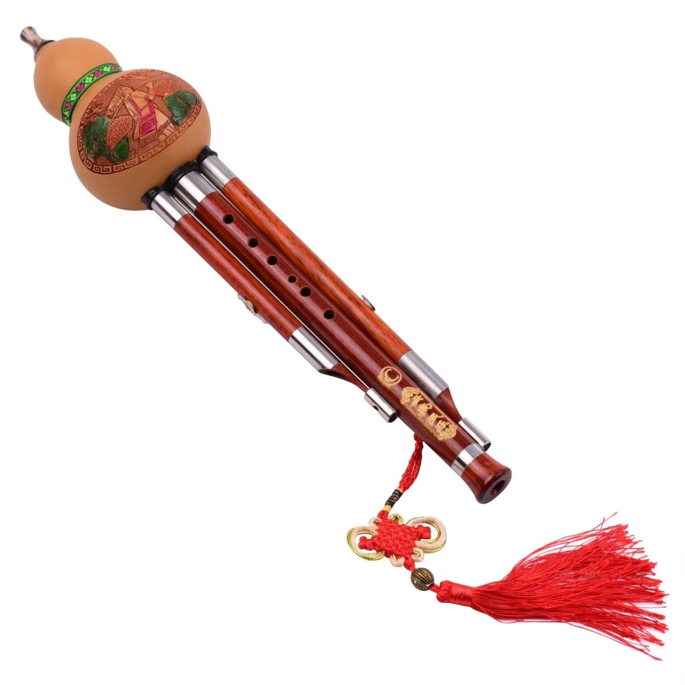 3-Tone C Key Hulusi Gourd Flut - A Musical Instrument With Keys review and price