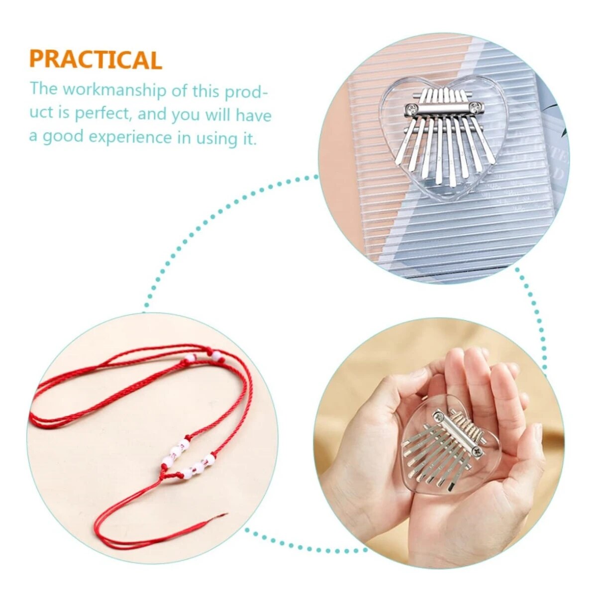 Miwayer 8 Keys Mini Kalimba Ra - A Musical Instrument With Keys review and price