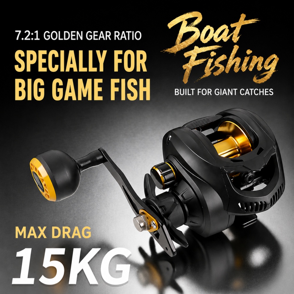 7.2:1 Heavy Duty Baitcasting R - Ocean Drum Wave review and price