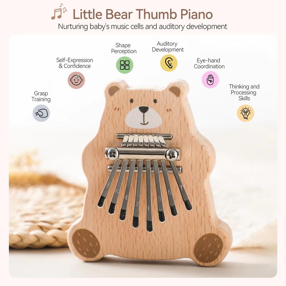 8 Key Mini Kalimba Portable Th - A Musical Instrument With Keys review and price
