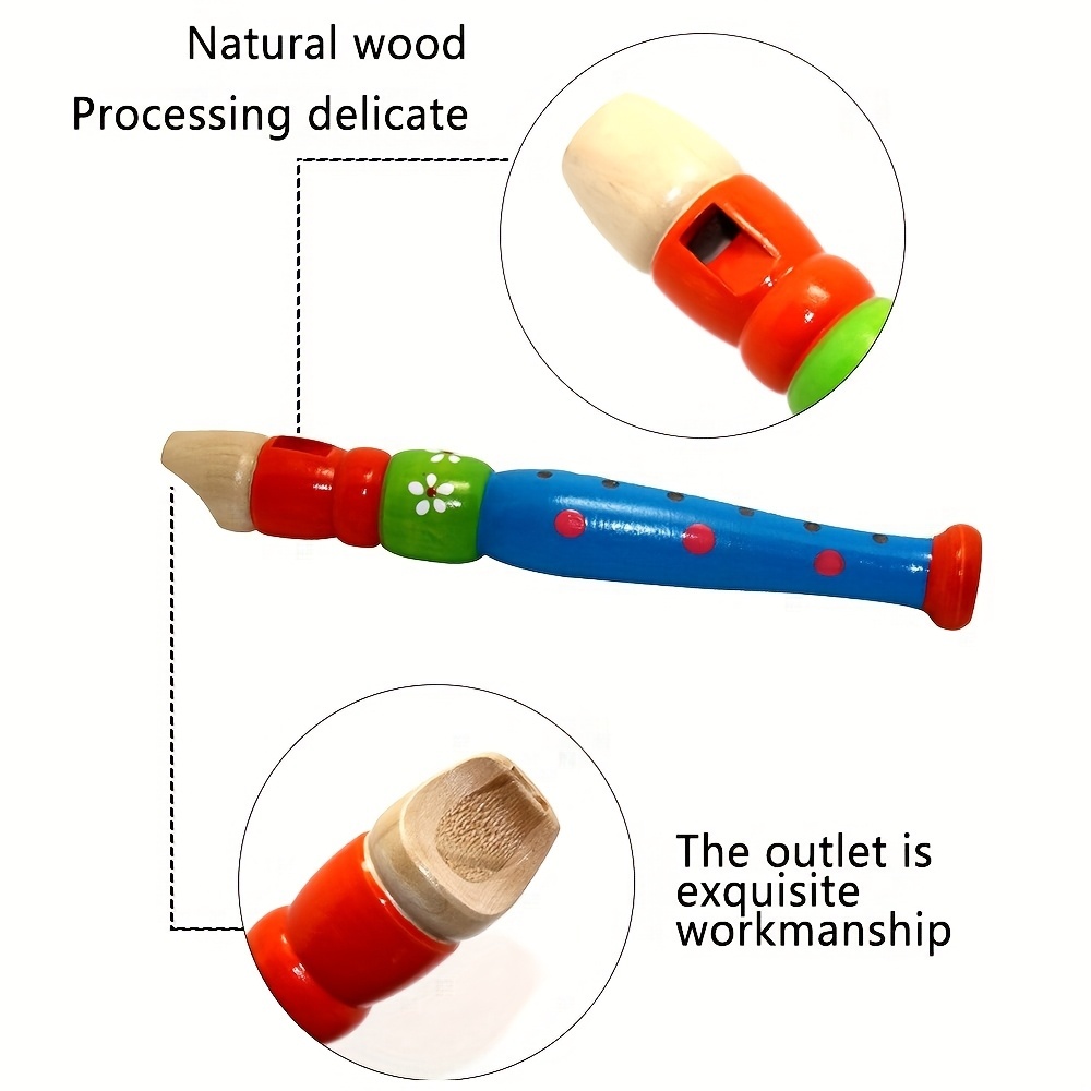 1pc Wooden Flute 6-Hole Colorf - Musical Instrument Fagot review and price