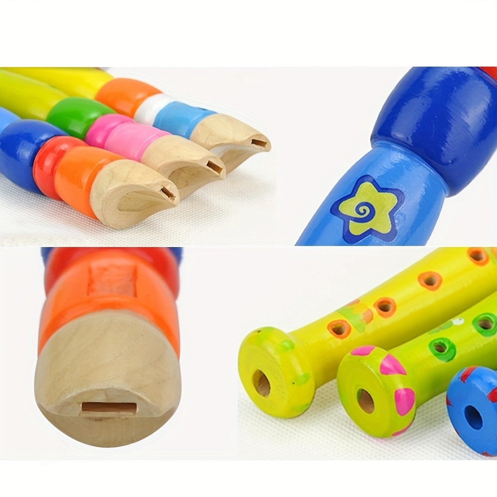 1pc Wooden Flute 6-Hole Colorf - Musical Instrument Fagot review and price