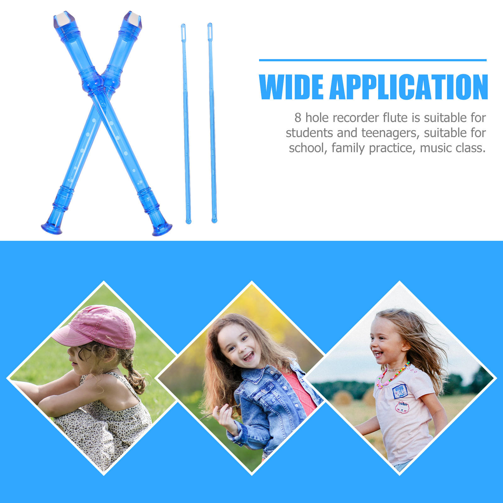 2Pcs Soprano Recorder 8 Holes  - Musical Instrument Family review and price