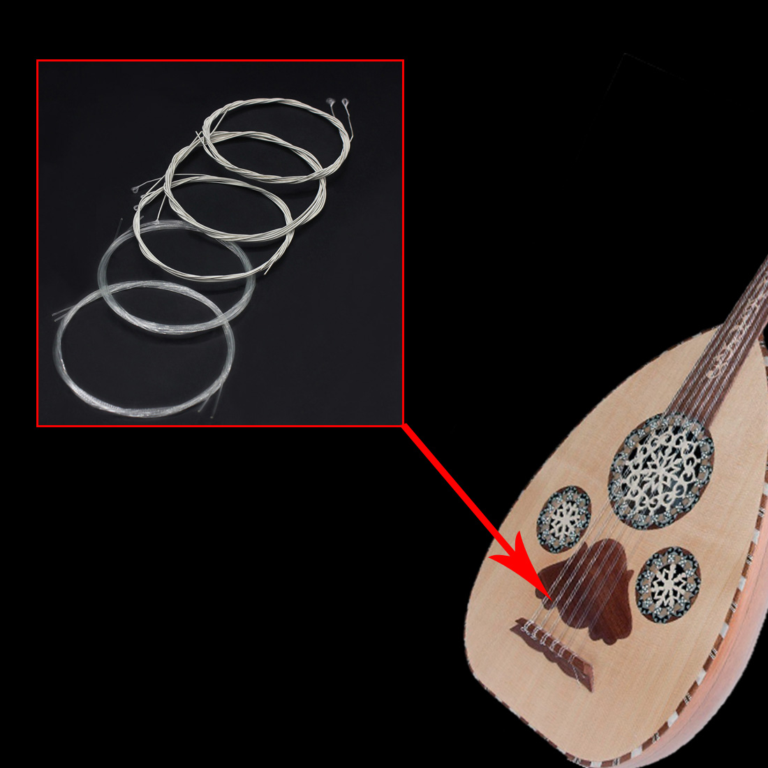 IRIN Oud Strings Turkey Oud Ar - Musical Instrument Lute review and price