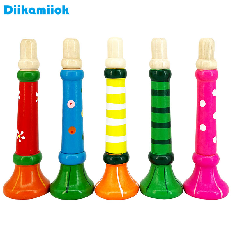 Wooden Trumpet Children Toy Ho - Musical Instrument Fagot review and price