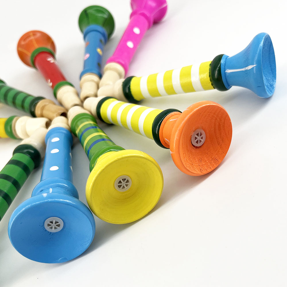 Wooden Trumpet Children Toy Ho - Musical Instrument Fagot review and price