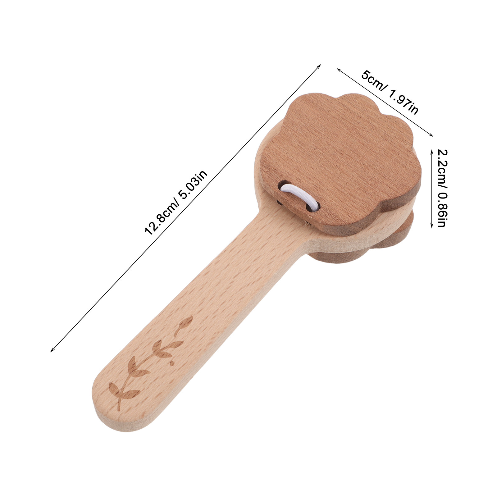 2Pcs Wooden Castanets Animal P - Musical Instrument Family review and price