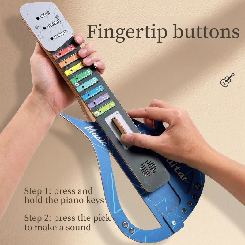Wooden DIY Electric Guitar Kit - Musical Instrument Diy For Kids review and price