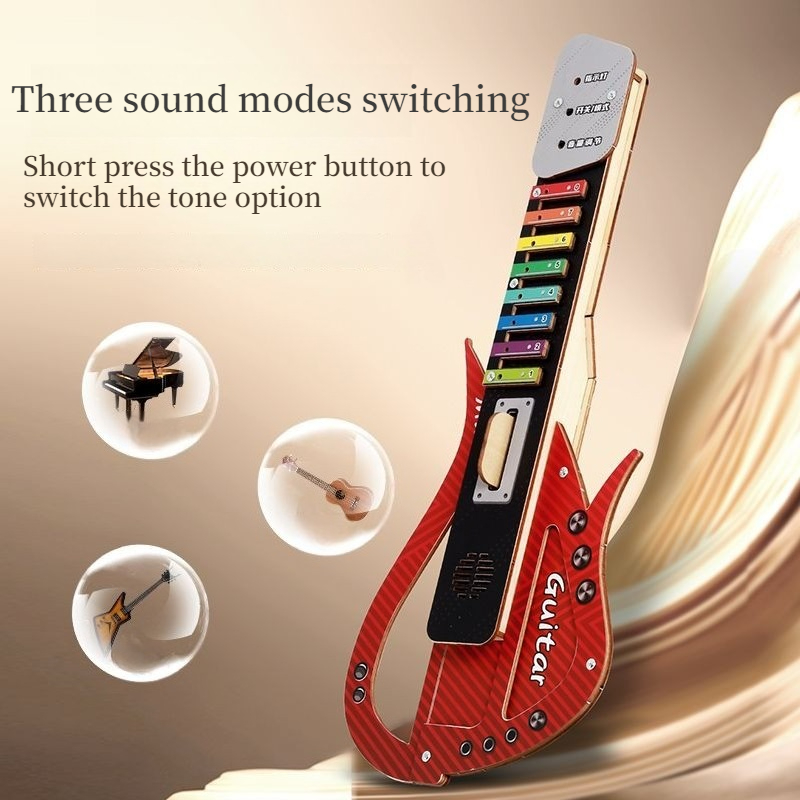 Wooden DIY Electric Guitar Kit - Musical Instrument Diy For Kids review and price