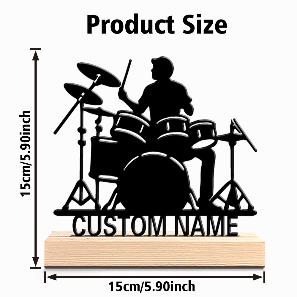 1pc  Custom name Beat A Drum M - Musical Instrument And Names review and price