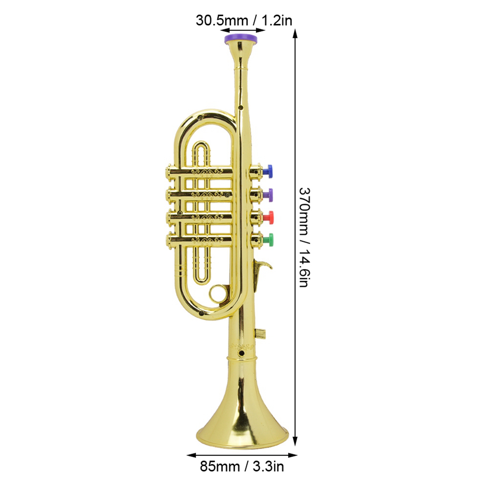 Kid Trumpet Golden Coated Plas - Musical Instrument Fagot review and price