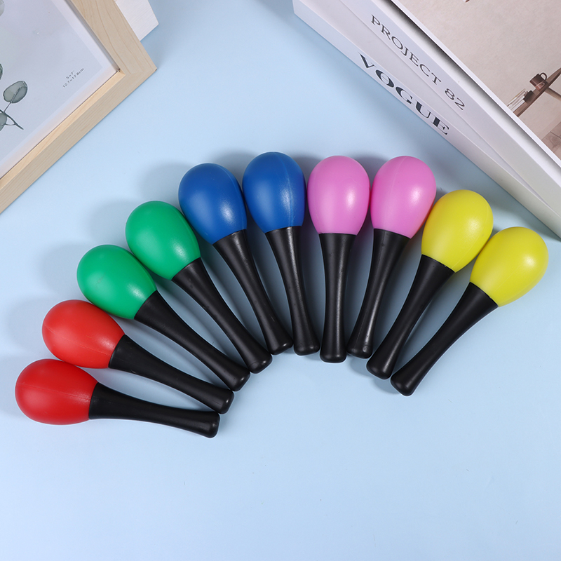 2Pcs Plastic Maracas Sand Hamm - Musical Instrument Maraca review and price