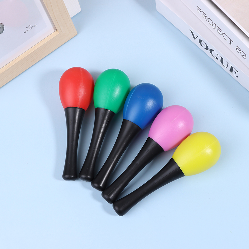 2Pcs Plastic Maracas Sand Hamm - Musical Instrument Maraca review and price
