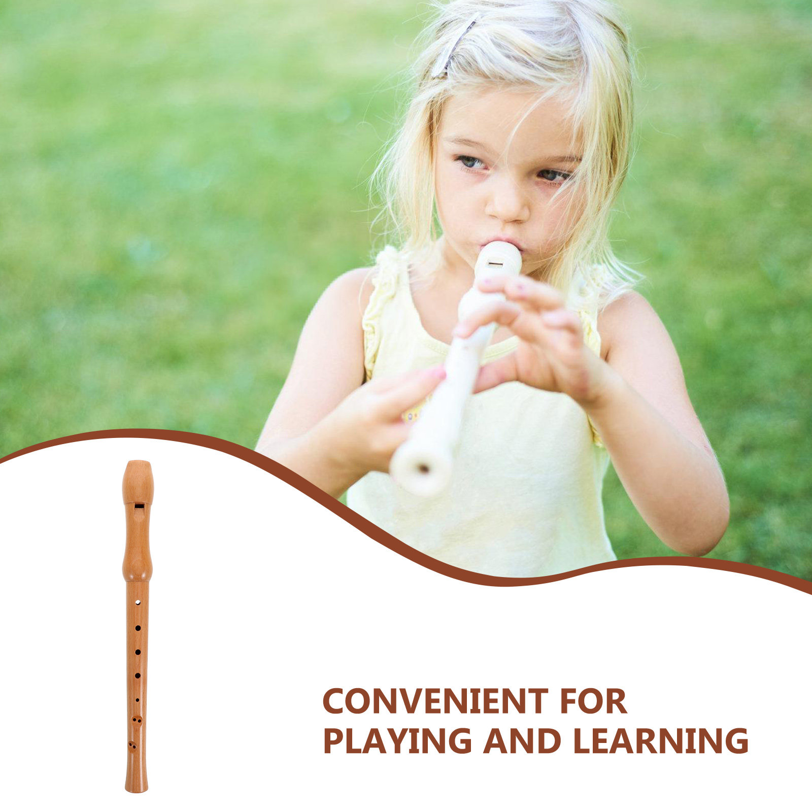 Soprano Recorder Wood Eight Ho - Musical Instrument A Recorder review and price