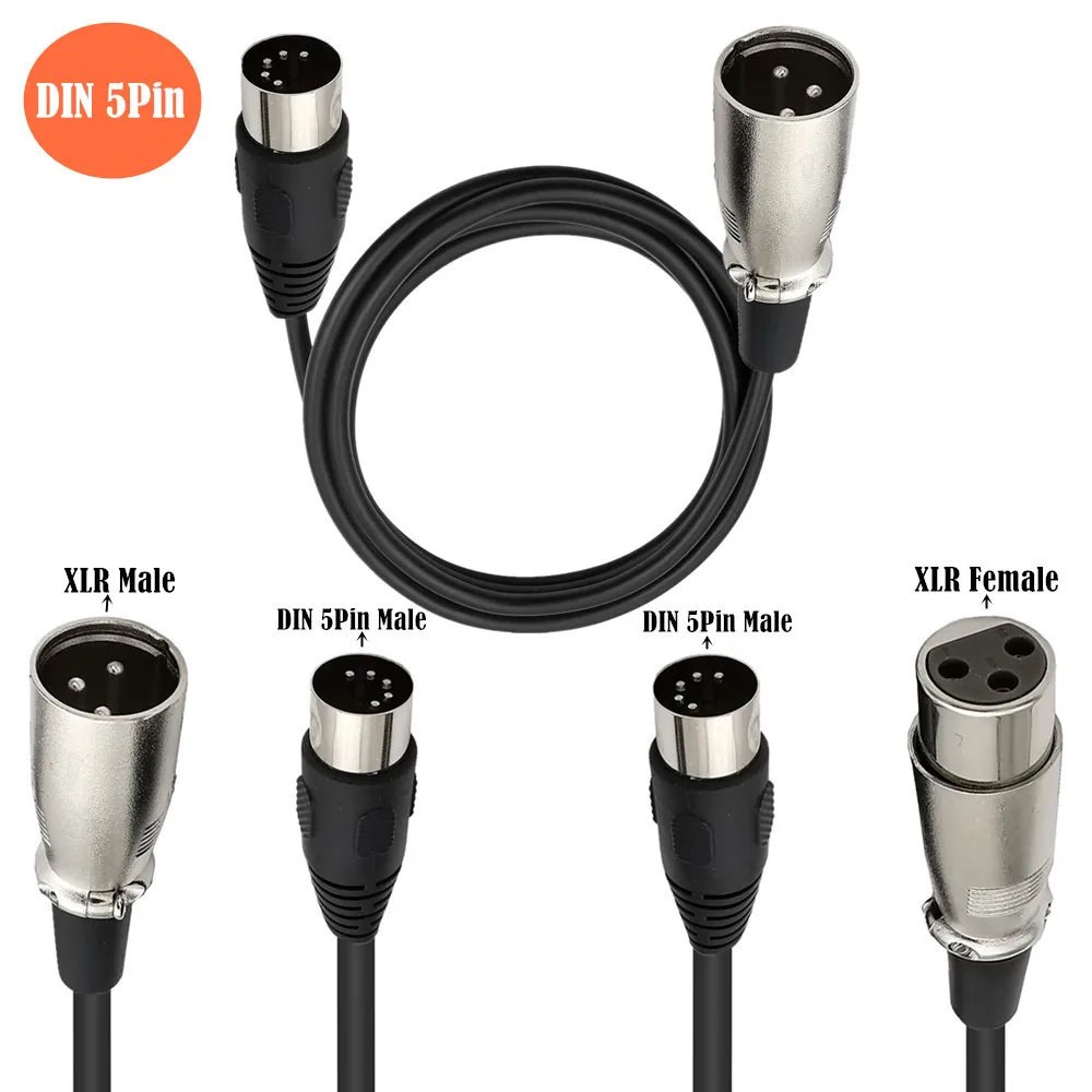 MIDI to XLR Adapter Cable,DIN  - Musical Instrument Videos review and price