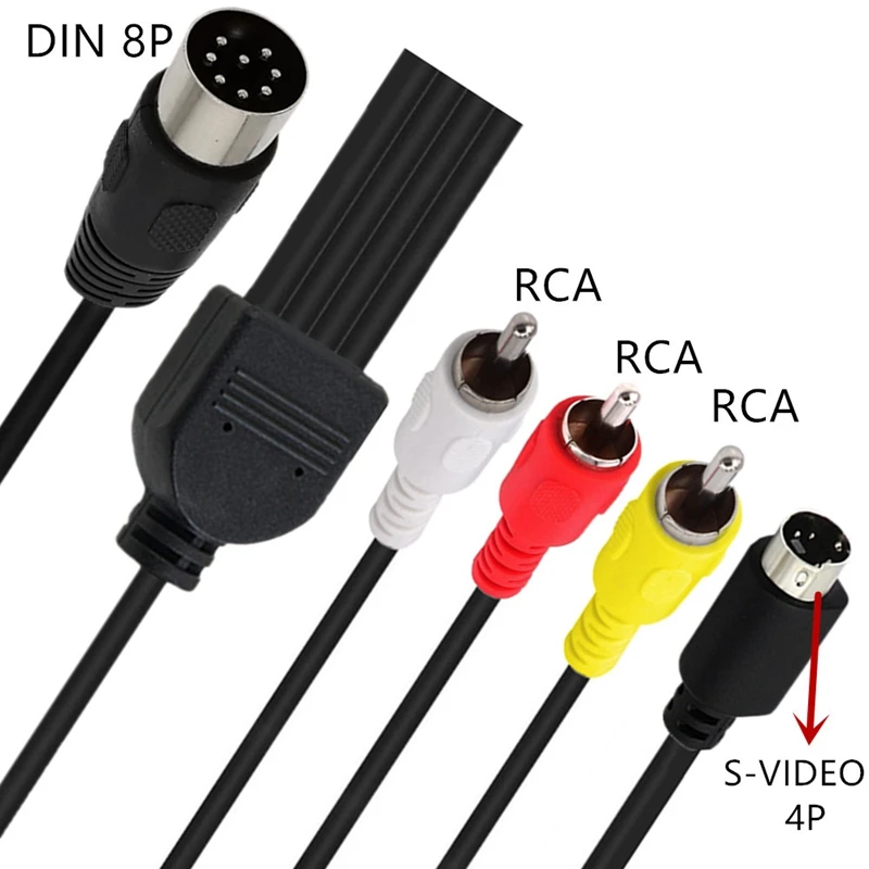 Din 8 Pin to S-video 4P Male 3 - Musical Instrument Videos review and price