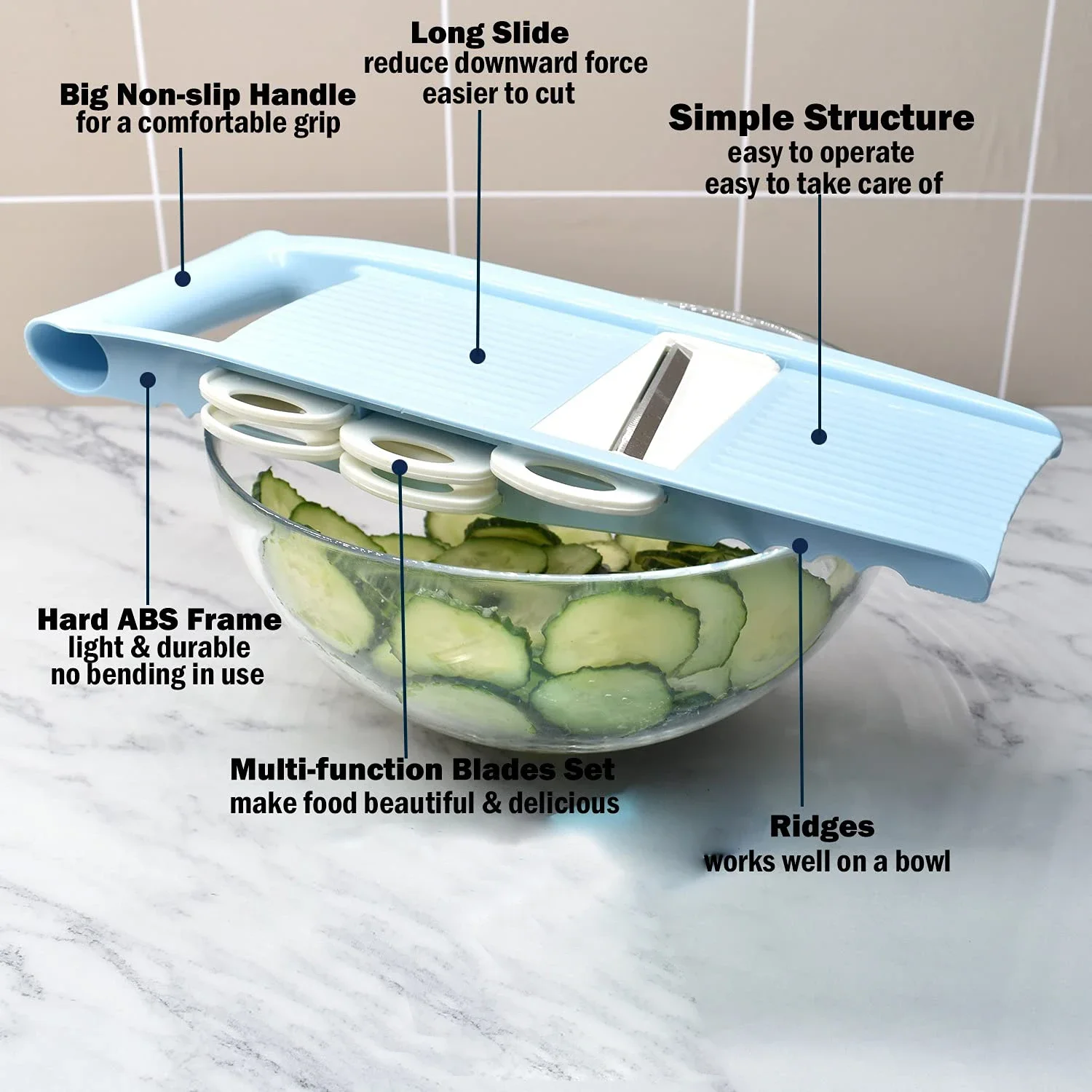 5 in 1 Mandoline Slicer for Ki - Mandolin A Style review and price